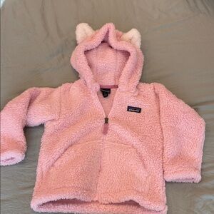 Patagonia Pink Fleece Kids Jacket